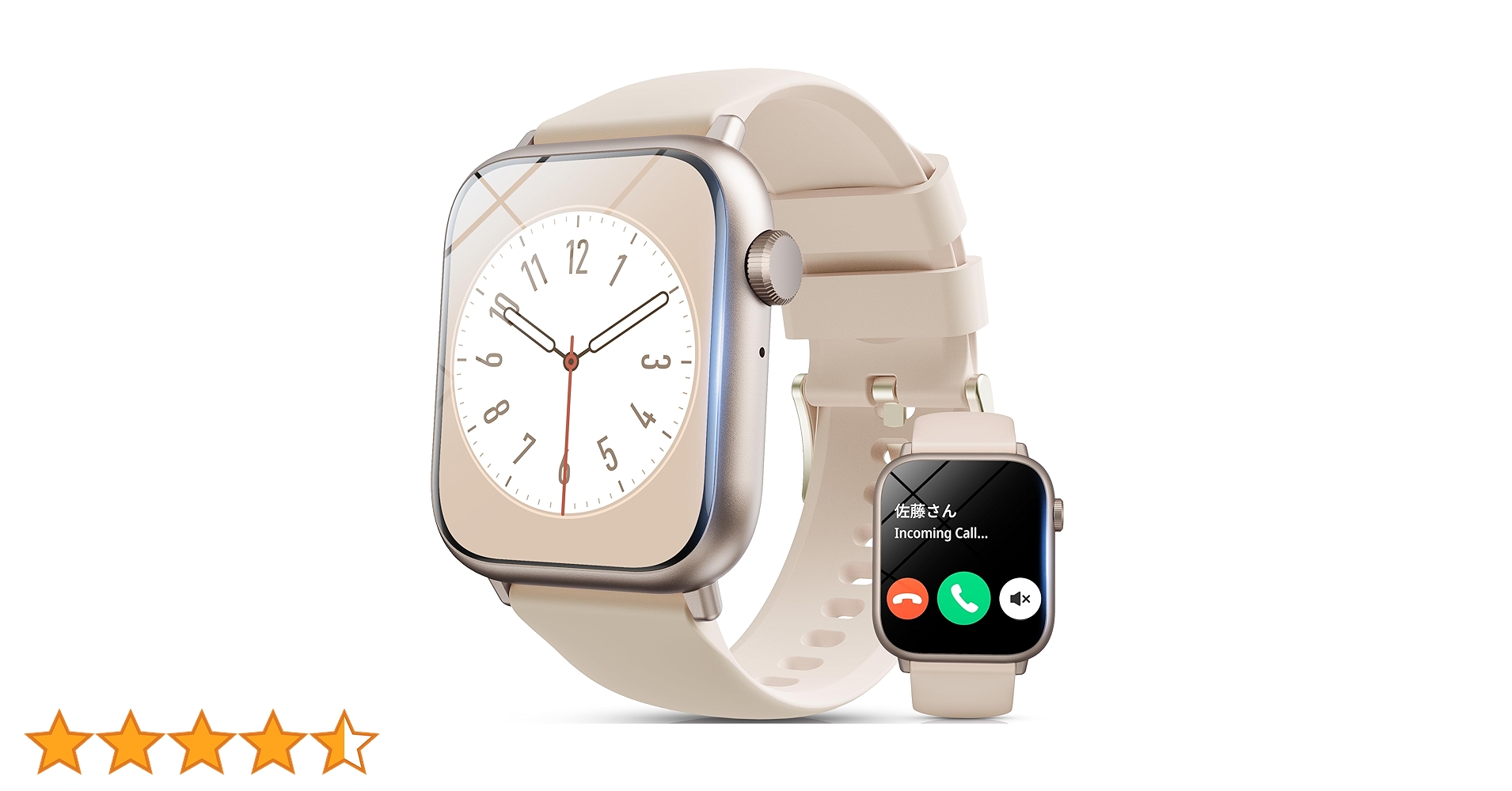 ぽ❕ Amazon | Smart Watch スマートウォッチ 新登場 1.85インチHD大画面